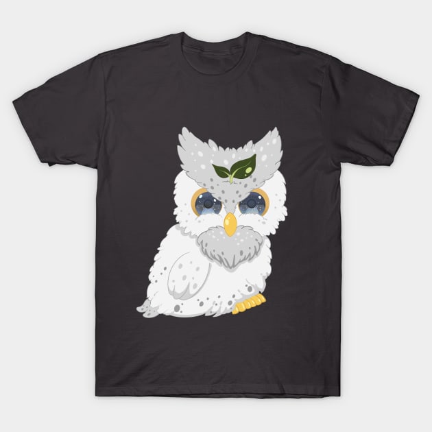 The little white owl- for Men or Women Kids Boys Girls love owl T-Shirt by littlepiya